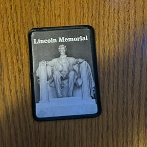 Lincoln Memorial Patch Washington DC Travel  Iron On Applique